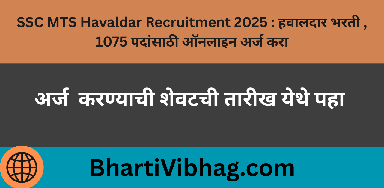 SSC MTS Havaldar Recruitment 2025