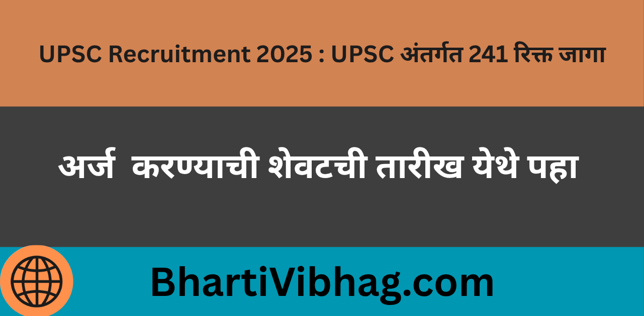 UPSC Recruitment 2025